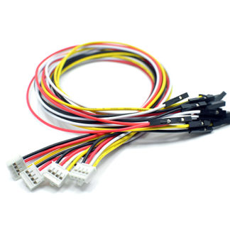 Grove - 4 pin 杜邦母座轉  Grove 4 pin Conversion Cable (5 PCs 一套)  連接電纜線